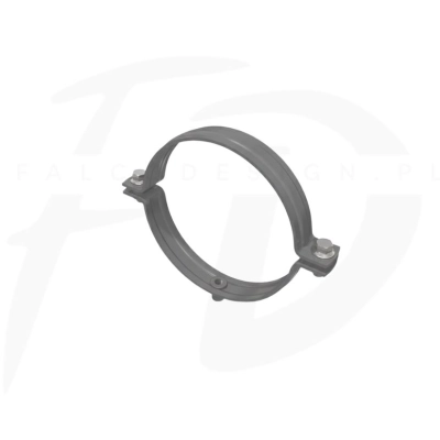 Obejma do dybla stal Inguri ⌀ 87 kolor grafitowy RAL 7024